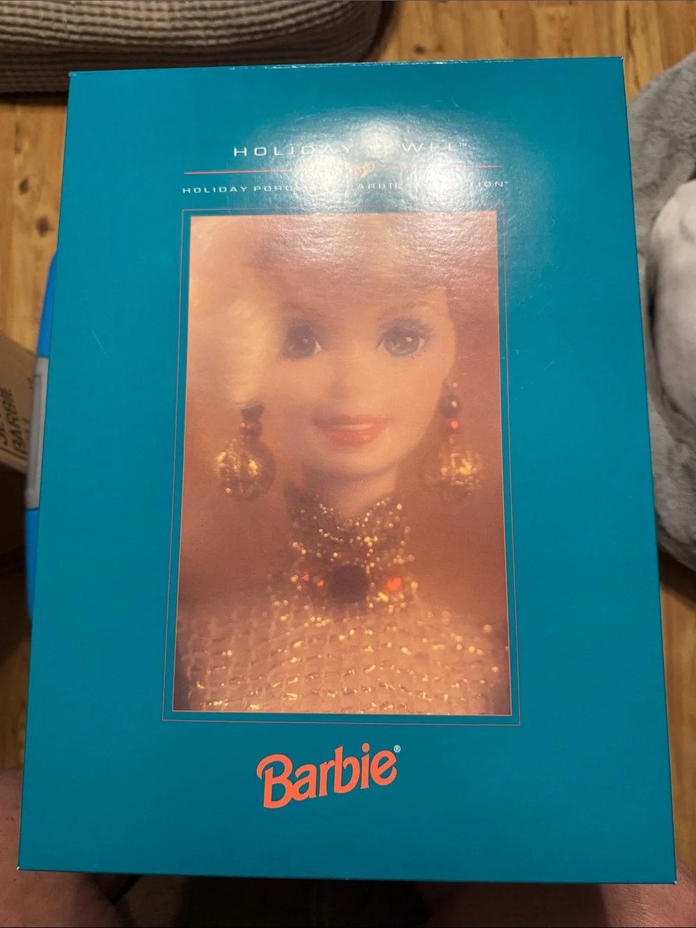 Barbie Red Velvet & Green Satin Holiday Doll